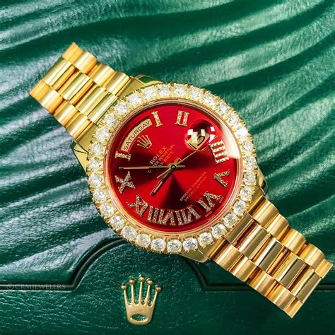 red face presidential rolex replica|rolex look alike watch.